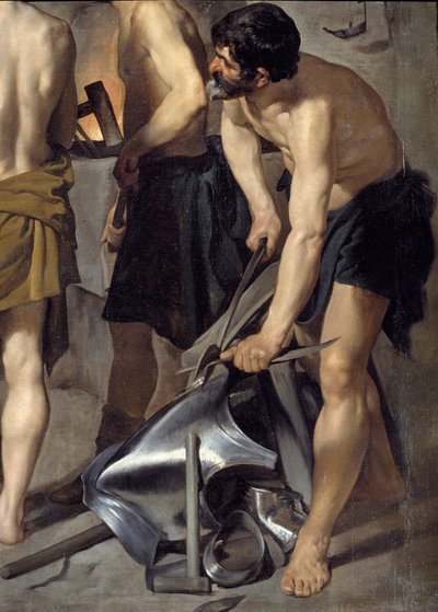 Vulkans Schmiede (Detail) von Diego Velázquez