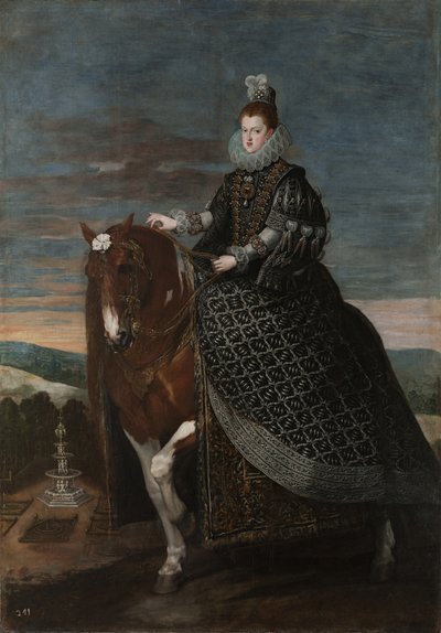 Reiterporträt von Margarita von Österreich, zwischen 1630 und 1635 von Diego Velázquez