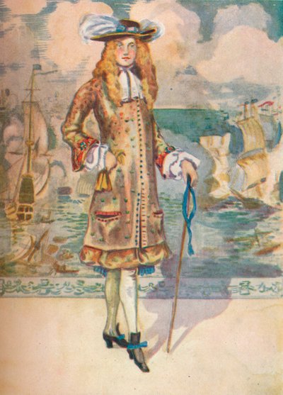 Ein Mann aus der Zeit von Charles II, 1907 von Dion Clayton Calthrop
