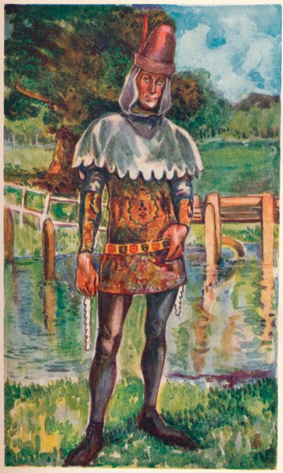 Ein Mann aus der Zeit von Edward III, 1907 von Dion Clayton Calthrop