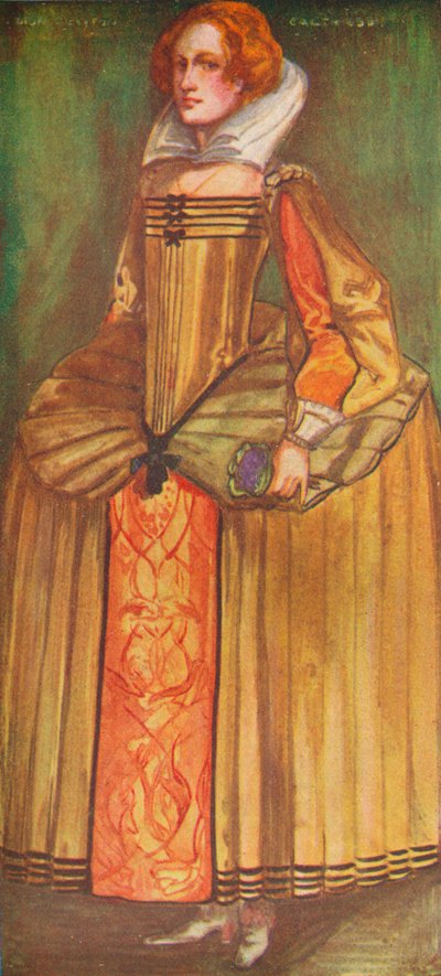 Eine Frau aus der Zeit von Elisabeth, 1907 von Dion Clayton Calthrop
