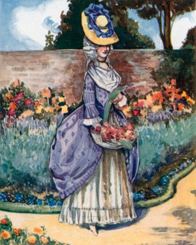 Eine Frau aus der Zeit von Georg III. (1760-1820) von Dion Clayton Calthrop