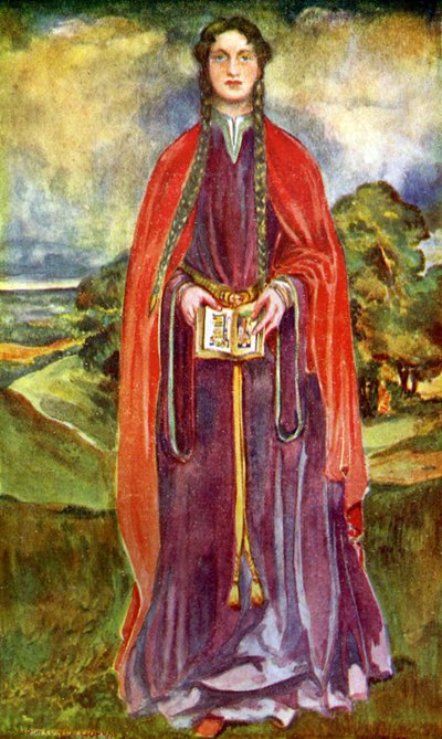 Frauenkostüm zur Zeit von Heinrich I. von Dion Clayton Calthrop