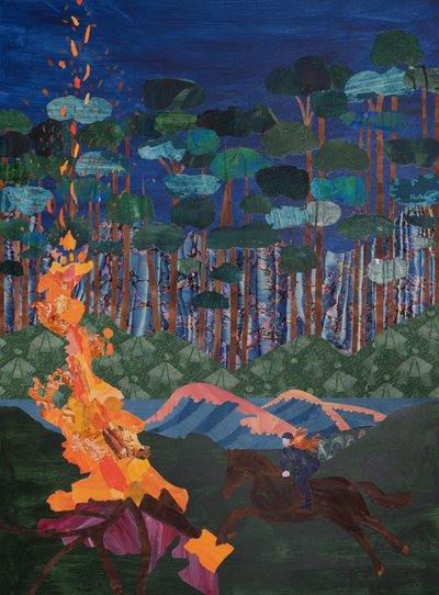 Brünnhilde & der Scheiterhaufen am Rhein von Dione Verulam