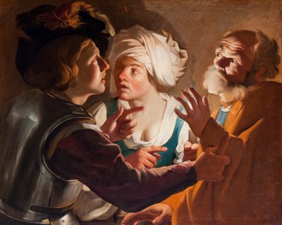 Die Verleugnung des Heiligen Petrus von Dirck Baburen van