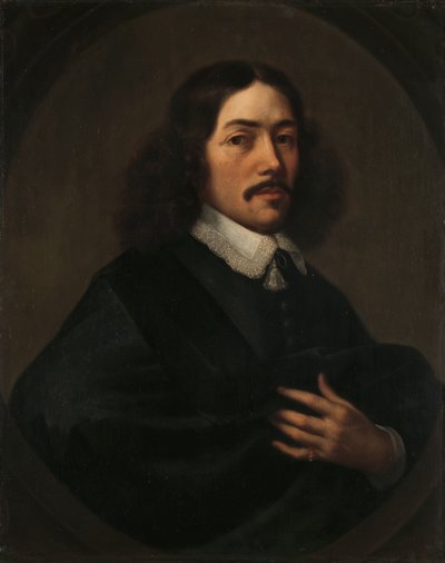 Porträt eines Mannes, vermutlich Bartholomeus Vermuyden (1616/17-1650) von Dirck Craey
