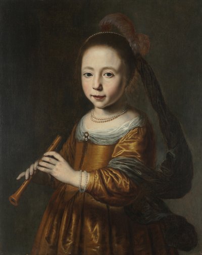 Porträt von Elizabeth Spiegel, 1639 von Dirck Dircksz. Santvoort