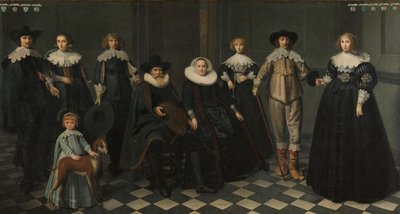 Porträt der Familie von Dirck Bas Jacobsz von Dirck Santvoort