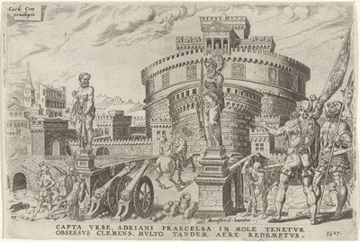 Belagerung der Engelsburg, 1527 von Dirck Volckertsz. Coornhert