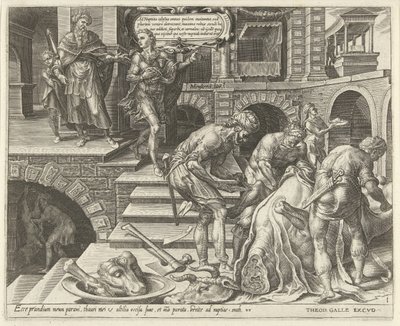 Vorbereitungen für das Hochzeitsfest von Dirck Volckertsz. Coornhert