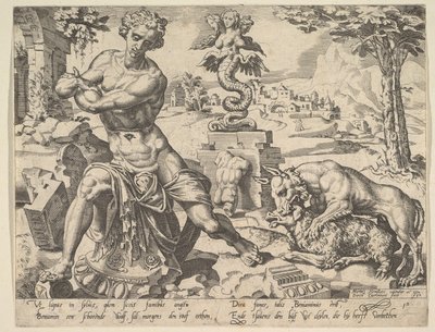 Benjamin, aus der Serie Die zwölf Patriarchen von Dirck Volkertsen Coornhert
