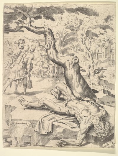 Das Gleichnis vom barmherzigen Samariter von Dirck Volkertsen Coornhert