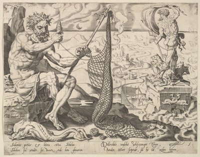 Zebulon, aus der Serie Die zwölf Patriarchen, 1550 von Dirck Volkertsen Coornhert