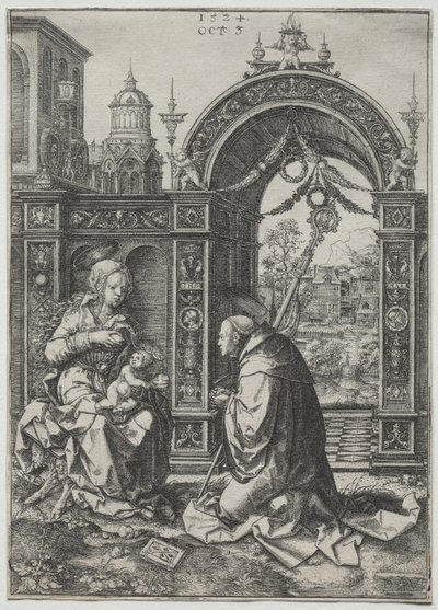 Die Vision des Heiligen Bernhard von Dirk Jacobsz Vellert