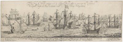 Herzog von York begrüßt die Königliche Marine im Kanal von Dirk Stoop