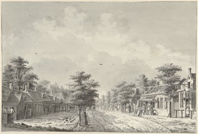 Ansicht des Dorfes De Bilt von der Hollebeld aus von Dirk Verrijk