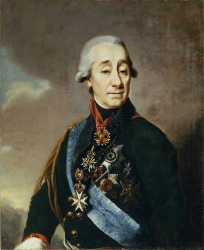 Porträt von Ivan Varfolomeevich Lamb 1764-1801, 1801 von Dmitri Grigorievich Levitsky