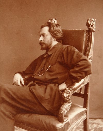 Porträt des Autors Leonid Nikolajewitsch Andrejew von Dmitri Spiridonovich Zdobnov