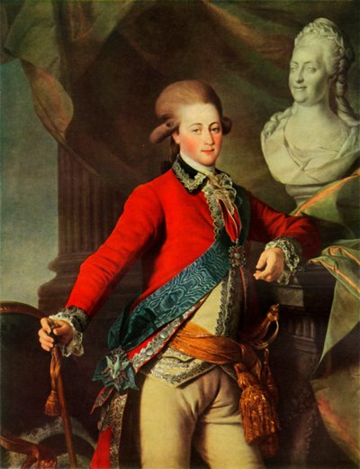 Porträt von Alexandr Dmitrievich Lansky, 1782 von Dmitri Grigorievich Levitsky