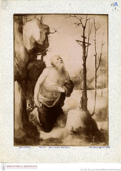 Büßender Hieronymus von Domenico Beccafumi