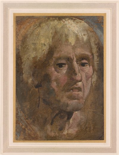 Kopf eines alten Mannes mit offenem Mund, 1535 von Domenico Beccafumi