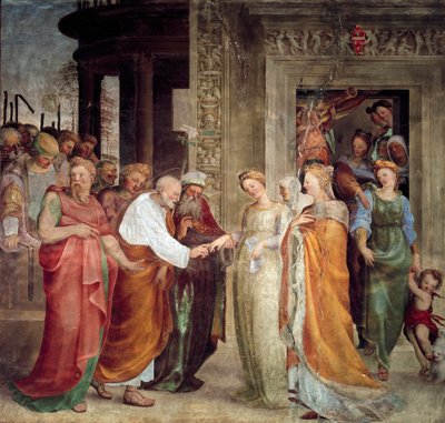 Die Hochzeit Unserer Lieben Frau von Domenico Beccafumi