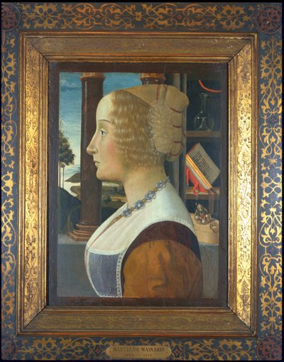 Porträt einer Frau, ca. 1490 von Domenico Ghirlandaio