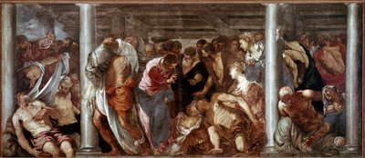 Christus heilt den Gelähmten (das probatische Becken) von Domenico Robusti Tintoretto