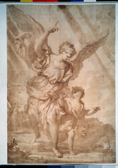Der Schutzengel von Domenico the Elder Piola