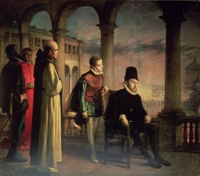 Philipp II. (1527-98) erklärt seinen Glauben von Domingo Valdivieso