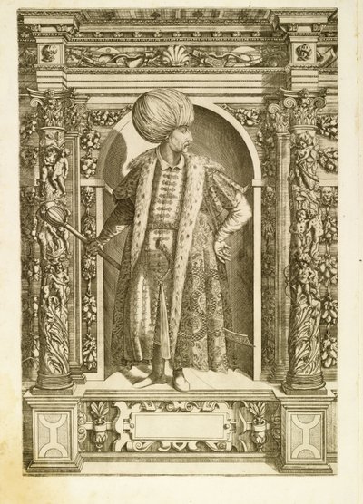 Sultan Suleiman I der Prächtige, 1601 von Dominicus or Custodis Custos
