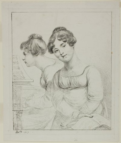 Madame Lavallée und Madame de Valory von Dominique Vivant Denon