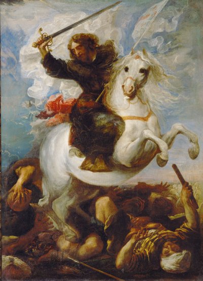 Der Sieg des heiligen Jakobus über die Mauren von Don Juan Carreno de Miranda