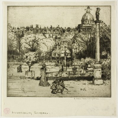 Luxemburg-Gärten, Paris von Donald Shaw MacLaughlan