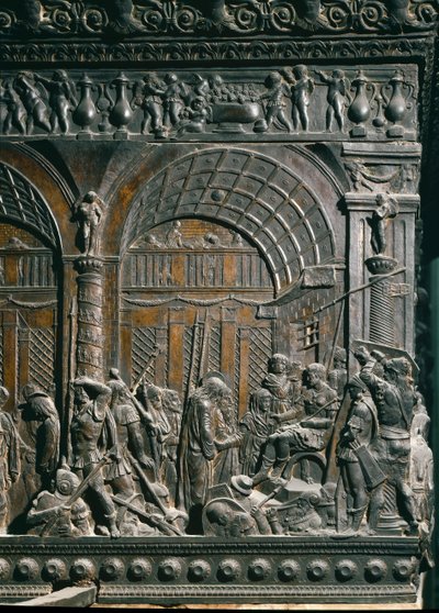Christus vor Pontius Pilatus. (Detail) von Donatello