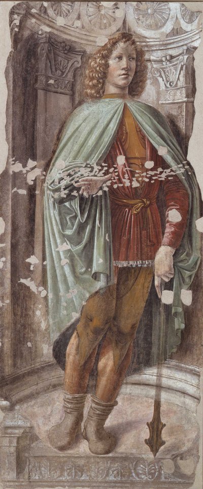 Bramante - Mann mit einer Keule, um 1486 von Donato Bramante