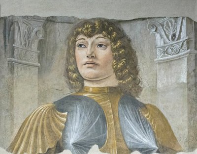 Bewaffneter Mann mit Rüstung, ca. 1487-89 (Detail) von Donato Bramante