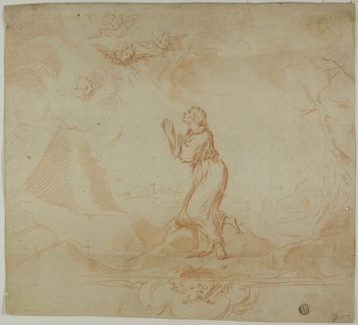 Frau in Ekstase und Putti von Donato Creti
