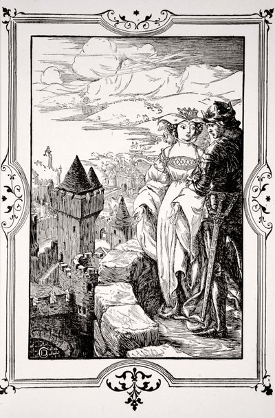 Annoure brachte den König auf die Zinnen von Dora Curtis