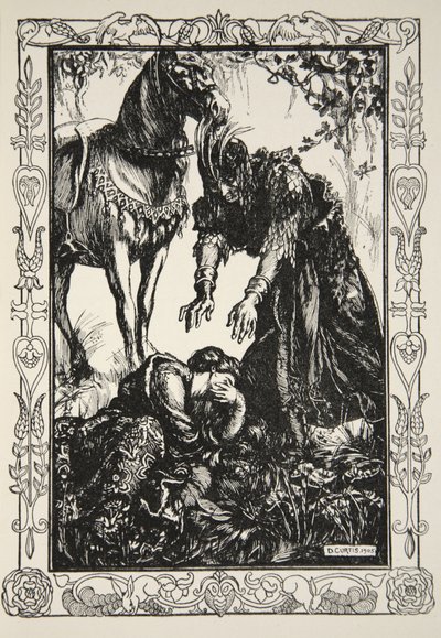 Palamides erschien vor ihr, Illustration aus 