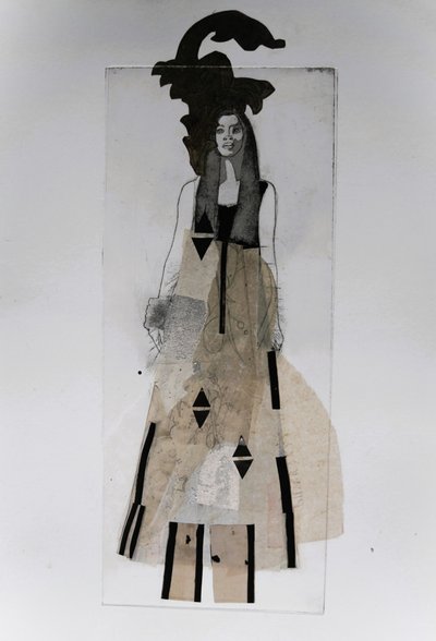 Abstrakte Modefigur von Doris Schmitz