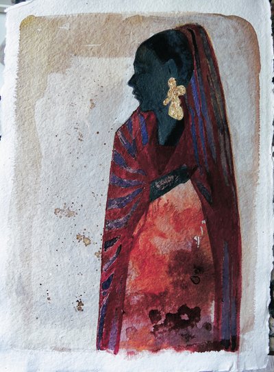 Elegantes afrikanisches Profil von Doris Schmitz