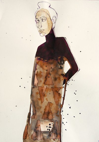 Elegante Modefigur von Doris Schmitz