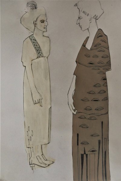 Elegante Modefiguren von Doris Schmitz