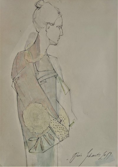 Elegantes Frauenprofil von Doris Schmitz