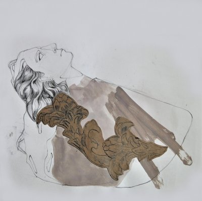 Ornates Frauenprofil von Doris Schmitz