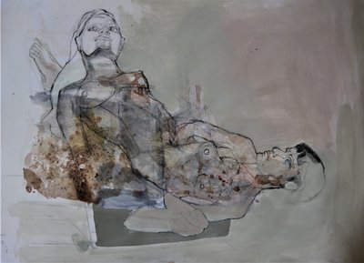 Liegende Figuren von Doris Schmitz