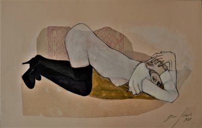 Liegende Frau von Doris Schmitz
