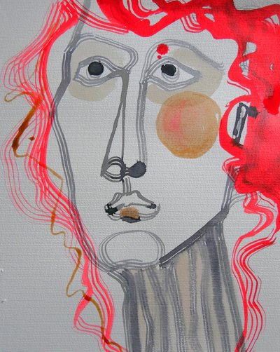 Rothaarige Frau von Doris Schmitz