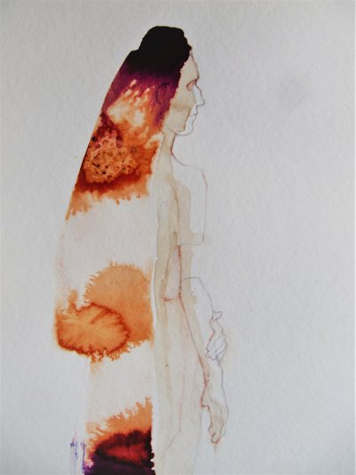 Gelassenes Frauenprofil von Doris Schmitz